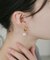 ステンレスパールドロップピアス