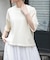 FORK&SPOON　ペーパーニットTシャツ
