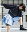 マーブルジャガードニット