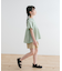 ハシゴレースシャーリングブラウス(KIDS)