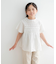 ハシゴレースシャーリングブラウス(KIDS)