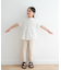 ハシゴレースシャーリングブラウス(KIDS)