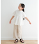 ハシゴレースシャーリングブラウス(KIDS)