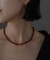 SMELLY so’　carnelian necklace