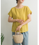 リネンバックタックブラウス
