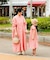 『親子リンク』リネンギャザーワンピース(KIDS)
