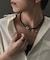 SMELLY so’　onyx mantel necklace