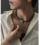 SMELLY so’　onyx mantel necklace