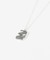 SMELLY so’　rectangle plate necklace