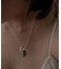 SMELLY so’　rectangle plate necklace