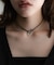 SMELLY so’　oval plate cord necklace
