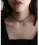 SMELLY so’　oval plate cord necklace