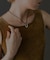 SMELLY so’　oval plate cord necklace