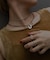 SMELLY so’　oval plate cord necklace
