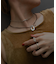 SMELLY so’　oval plate cord necklace