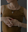 SMELLY so’　oval plate cord necklace