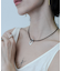 SMELLY so’　oval plate cord necklace