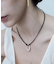 SMELLY so’　oval plate cord necklace