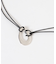 SMELLY so’　oval plate cord necklace