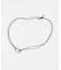 SMELLY so’　oval plate cord necklace