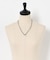 SMELLY so’　oval plate cord necklace