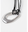 SMELLY so’　oval plate cord necklace