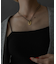 SMELLY so’　oval plate cord necklace