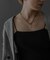 SMELLY so’　oval plate cord necklace