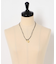 SMELLY so’　oval plate cord necklace