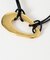 SMELLY so’　oval plate cord necklace
