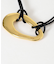 SMELLY so’　oval plate cord necklace