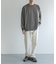 FORK&SPOON　ウーステッドヤーンクルーネックニット