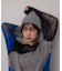 モヘアタッチパッチワークセーター