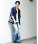 『ユニセックス』ダメージデニムワイドパンツ