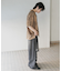 『ユニセックス』ダメージデニムワイドパンツ