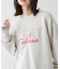 シシュウグラフィックルーズスウェット