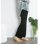 サイドスリットフレアパンツ