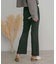 サイドスリットフレアパンツ