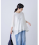 コットンシアーワイドカットソー