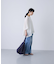 コットンシアーワイドカットソー