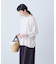 ボートネック7分袖ワイドカットソー