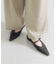 『別注』 MILLIWM×URBANR　Vカットスリングバッグパンプス