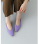 やわらかVカットフラットシューズ
