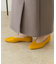 やわらかVカットフラットシューズ