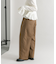 『2サイズ展開』タックストレートスラックス