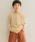 クルーネックミニ裏毛ベスト(KIDS)