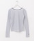 GREEN BUTTER　Two-way Stripe Patch T-shirts