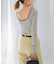 GREEN BUTTER　Two-way Stripe Patch T-shirts
