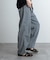 バレルレッグデニムパンツ