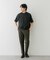 『抗菌／防臭』LIFE STYLE TAILOR　シルケットポンチストレッチTシャツ